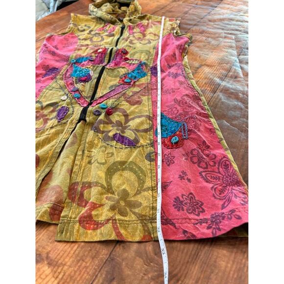 Sz L - Boho Zip up vest - Picture 7 of 7